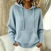 Nueva colección otoño-invierno 2026 para mujer, europea y americana, sudaderas casuales con capucha para mujer en Amazon, disponibles para venta al por mayor en lotes pequeños