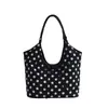 Bolso de Hombro Portátil de Gran Capacidad Transfronterizo para Mujer, Moda 2025, con Lazo, Bolso Tote Versátil