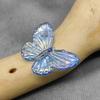 Colgante transparente de mariposa de color brillante perla de imitación ABS (pedazo) cuentas sueltas pulsera DIY fabricantes de joyas para pulseras al por mayor