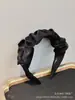 Faixa de Cabelo Plissada Leve Diária Estilo Coreano Tecido Plissado Especial para Lavar o Rosto Elegante Grampo de Cabelo Simples Moda para Mulheres