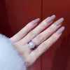 Cuentas de Concha Natural Son Comparables a los Anillos de Perlas, Llenos de Diamantes, Anillos de Esmeraldas Simuladas, Anillos Abiertos, Femeninos y Versátiles, Modelos Populares