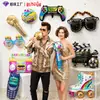 Fiesta de Cumpleaños Temática Transfronteriza Radio Patineta Globo Tema de los 80s 90s Fiesta Temática