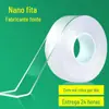 Fita Nano Transparente Dupla Face Forte Sem Vestígios Fita Nano Transparente Fita Acrílica Dupla Face Ponto Genuíno Tubo Grande Núcleo 76mm