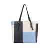 Bolsa de Axila Colorida Spliced Estilo Coreano 2024 Novo Estilo Superfície Macia Bolsa de Ombro Casual Bolsa de Mão Simples