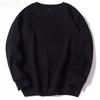 Sudadera de Forro Polar Unisex con Cuello Redondo, Manga Larga, Color Sólido, Estilo Hip-Hop Holgado, Exportación Europea y Americana, Para Primavera y Otoño
