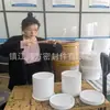 Barril de moldeo integrado para decapado de PTFE Cubo de PTFE sin soldadura Tanque de decapado resistente a la corrosión Barril electrolítico de alta temperatura