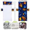 Funda exclusiva de microfibra para silla de playa transfronteriza, toalla reclinable, toalla de playa con bolsa, serie de florecitas con impresión digital 3D