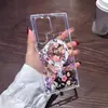 Lista de Productos Transfronterizos: Funda Magnética para Teléfono Magsafe con Flor de Vid S24 Samsung Cubierta Protectora Transparente S25 Entrega Directa de Fábrica