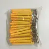 Tubo de expansão de plástico de nylon para peixe amarelo pequeno, parafuso de expansão estendido, bucha de borracha, bucha de expansão para parafuso, parafuso autoatarraxante M6M8M10