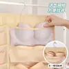 Bolsa de armazenamento para roupas íntimas, bolsa dupla face para pendurar roupas íntimas e meias, artefato para porta de guarda-roupa de dormitório, bolsa de armazenamento para pendurar na parede