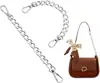 Corrente de Bolsa Dourado Claro 12mm Corrente Torcida de Metal Alumínio Capa de Celular Alça de Pulso Corrente de Ombro de Substituição Dourado Claro Prata