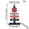 Decoración linda de Halloween de madera transfronteriza 2023 letrero de festival de fantasmas decoraciones de escritorio en stock venta al por mayor