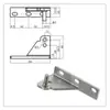 Bisagra de puerta, refrigerador en forma de estrella, congelador Grinsda, accesorios para puerta de congelador, eje de puerta, accesorios para puertas de cuatro y seis puertas, bisagra de puerta, eje de puerta