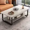 Mesa de centro, mesa auxiliar para sofá de sala de estar, mesa auxiliar estilo nórdico, mesa de esquina multifuncional, mesa de té simple para balcón, mesa cuadrada pequeña para apartamentos pequeños
