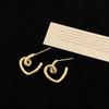 Pendientes de estilo frío, bonitos y modernos, con diseño de nicho para mujer, de alta calidad, sencillos y a la moda.