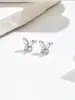 Aretes de Mariposa, Estilo Ins de Moda con Bloques de Color, Diseño de Nicho, Suaves y Elegantes, Versátiles para el Trabajo, Diseño Antialérgico