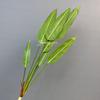 Guanyinlian de siete cabezas Pasto Pico de Bambú Flores de Simulación para Boda Plantación Verde Hoja de Color a Mano Taro Sagitaria Murraya Material de Flor Mori