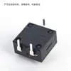 Interruptor de botón pulsador linterna potente reinicio 12*12*9 dos encendidos y uno apagado tecla de pulsación de 3 pies interruptor de autobloqueo negro