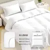 Lençol de Elástico Descartável Peça Única Cama de Viagem Conjunto de Quatro Peças Lençol de Hotel Capa de Poeira Cobertura de Cama Anti-Sujeira Viagem Espessado