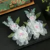 Tocados para el Día del Niño Li Yitong Ciervo Blanco Mismo Pasador Borla de Perla Aire de Hada Pasador Alas de Mariposa Tocados de Elfo