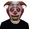 Nueva Máscara de Payaso de Terror Cabeza Fiesta Nariz Roja Máscara Payaso Halloween Máscara de Látex Fiesta Brillante