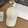 Boné de Baseball Xadrez com Laço Personalizado do Fabricante Estilo Pequeno Fresco Primavera e Verão Versátil Proteção Solar Boné com Aba