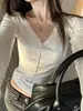 Camiseta básica de color liso de talla grande para otoño e invierno, nueva camiseta versátil de manga larga 2026 para mujer, prenda interior de otoño, top ajustado de color liso