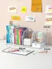 Estante de livros simples prateleira de mesa infantil combinação de prateleiras de livros para mesa de estudante simples moderna uso dormitório pequena estante de livros