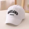 Gorra de béisbol fina con visera de estilo coreano para niños, primavera y otoño, con bordado de letras, para hombres y mujeres, con protección solar, venta al por mayor