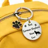 Pendente para Pet de Venda Quente Transfronteiriça Chaveiro de Aço Inoxidável Chaveiro de Carro Acessórios para Bolsa Chaveiro de Presente de Feriado Venda por Atacado