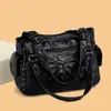Transfronterizo 2025 Nuevo Bolso de Moda para Mujer de Cuero Suave de Gran Capacidad Bolso de Hombro Cruzado Casual Bolso Tote