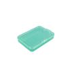 Caja de Plástico Rectangular para Tarjetas, Accesorios para el Cabello, Joyería, Caja de Almacenamiento Transparente con Tapa, Piezas de Ferretería, Tornillos, Caja de Exhibición Transparente