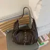 Bolsa de Mujer de Nicho de Moda 2025 Nuevo Otoño/Invierno Gama Alta Gran Capacidad Cruzada para Viajar Bolso Dumpling Bolso de Hombro