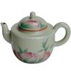 Juego de Té Kung Fu Secreto Huang Ru Kiln Shoutao Tetera Pequeña Cerámica para el Hogar Tetera para Infusiones que No se Calienta Tetera de Mano Vajilla para Literatos