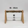 Soporte de Escritorio para Loro Palo para Afilar Garras Plataforma de Madera de Zanthoxylum Bungeanum Barra de Estación de Entrenamiento Palo de Estación de Afilado Rama Especial para Pájaro para Periquito