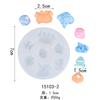 Série Oceano concha onda do mar veleiro água-viva molde de silicone para fondant decoração de borda de bolo de chocolate diy