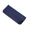 Nueva Bolsa de Almacenamiento para Gafas, Bolsa de Gafas Simple y Portátil a Prueba de Polvo, Estuche para Gafas de Cuero PU de Color Puro con Apertura Lateral en Stock