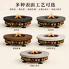 Mesa de chimenea exterior de piedra artificial, multifuncional para preparar té, barbacoa y calefacción, chimenea hecha a medida para hoteles y casas de huéspedes