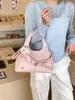 Bolso Cesta Transfronterizo Sencillo con Patrón de Lichi para Mujer 2026 Primavera Nuevo Bolso Cubo de Moda Gran Capacidad Bolso de Hombro Cruzado