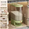 Contenedor de arroz a prueba de insectos y humedad, un bote de arroz sellado para uso doméstico, una caja de almacenamiento para arroz y granos, un contenedor de granos de grado alimenticio