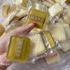 En Stock Puff Grande de Algodón de Azúcar de 100 Puntos, de Doble Uso para Seco y Húmedo, Puff de Maquillaje No Absorbente