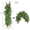 Hong Kong Amor Amazon Transfronterizo Navidad Piña Buzón Guirnaldas Hogar LED Luminoso Rama Seca Ratán Decoraciones