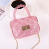 2026 Nuevo Modelo Bolso de Hombro para Mujer, Bolso Cruzado de Cadena de Perlas a la Moda, Stock Listo de Fábrica, Mini Bolso de Gelatina