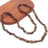 1 corda (80cm) cascalho natural 5-8mm contas irregulares de cristal e concha com furos para canalização, acessórios de joias para artesanato DIY