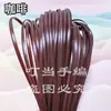 Material de Rattan Tecido Prateado Bolsa Cesta Tecida DIY Feita à Mão Material Plano de 5mm Atividades para Idosos