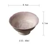 Xícara Mestra de Cerâmica com Design de Flor de Rosa, Xícara de Chá com Pé Alto para Uso Doméstico, Xícara de Chá de Alto Valor Estético, Xícara de Conjunto de Chá Kung Fu