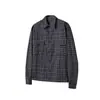 Camisa de manga larga a cuadros retro estilo japonés para hombre, nueva colección otoño 2026, chaqueta camisa casual de trabajo de algodón puro