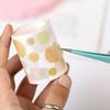 Série de cores doces Cor macaron Pinça de aço inoxidável e Fita de papel Adesivo para diário de bordo Ferramenta de pequenos acessórios