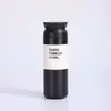 Copo de Elemento Simples Estilo Japonês Transfronteiriço Aço Inoxidável 304 Caneca de Café Alça Tampa Plana Copo de Água Esportivo Portátil