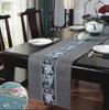 Novo Caminho de Mesa Impermeável Bordado de Alta Qualidade com Borlas em Estilo Chinês, Jogo Americano de Linho Zen para Mesa de Chá, Toalha de Mesa de Chá de Algodão-Linho, Luxo Leve